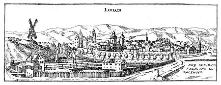 Ansicht von Laubach, 1605