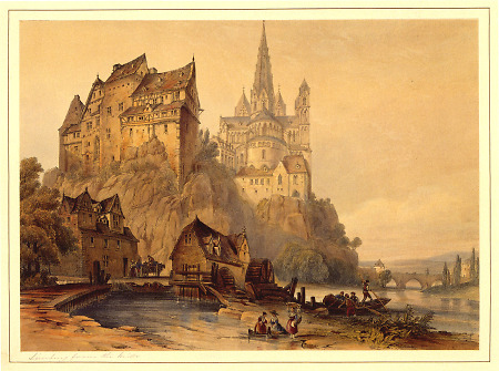 Limburg von den Mühlen aus gesehen, um 1845