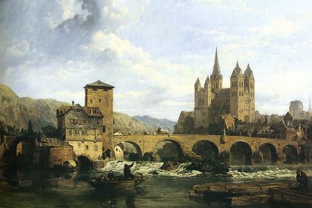 Limburg von Westen her gesehen, 1862