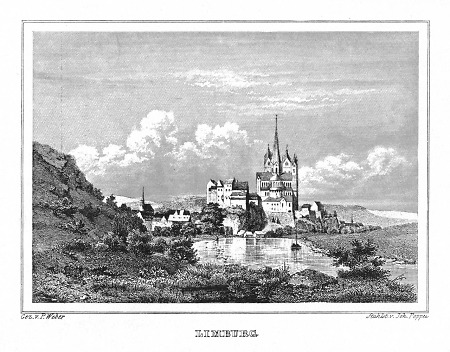 Ansicht von Limburg, 1862