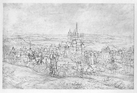 Ansicht von Limburg von Osten, um 1890