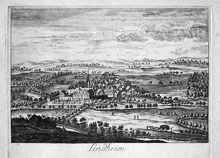 Ansicht von Lindheim, 1755