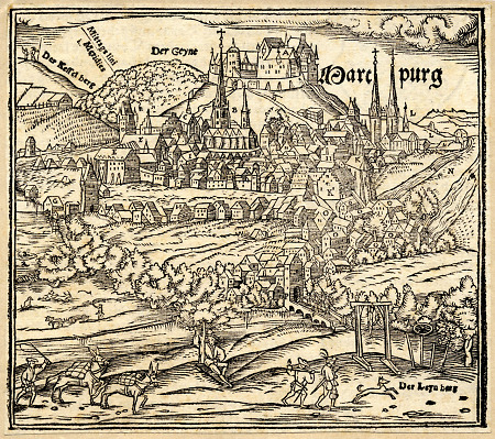 Ansicht von Marburg, 1588