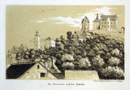 Ansicht von Sternwarte und Schloss, nach 1850