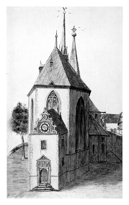 Ansicht der Lutherischen Pfarrkirche, 1856