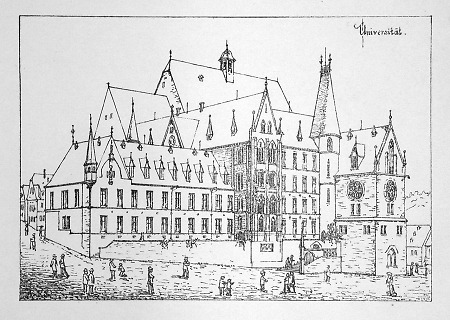 Ansicht der Alten Universität, 1879