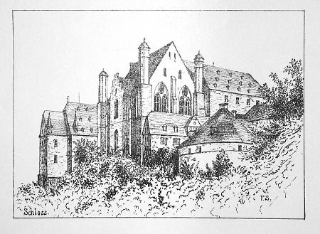 Ansicht des Schlosses, 1879