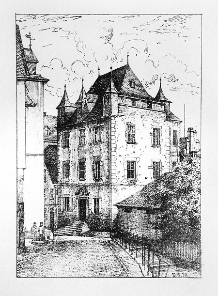 Ansicht des Hochzeitshauses, 1879