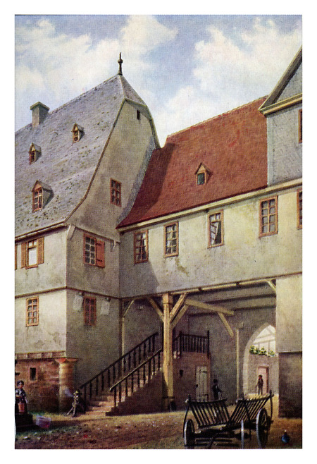 Das Untere Torhaus im Deutschen Haus, vor 1884