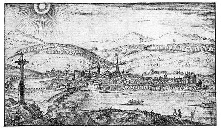 Ansicht von Melsungen, 1591
