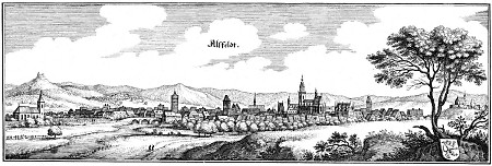 Ansicht von Alsfeld, 1646