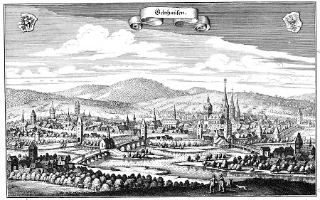 Ansicht von Gelnhausen, 1646