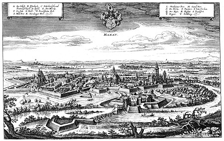 Ansicht von Hanau, 1632
