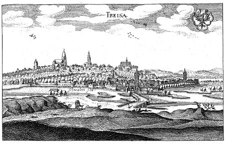 Ansicht von Treysa, 1646
