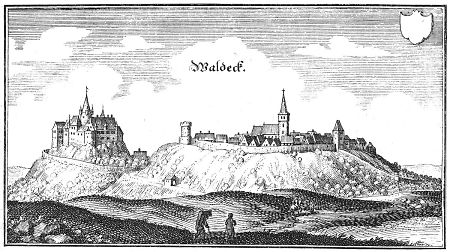 Ansicht von Waldeck, 1646