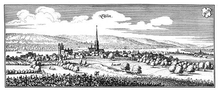 Ansicht von Eltville, 1646