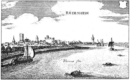 Ansicht von Rüdesheim, 1646