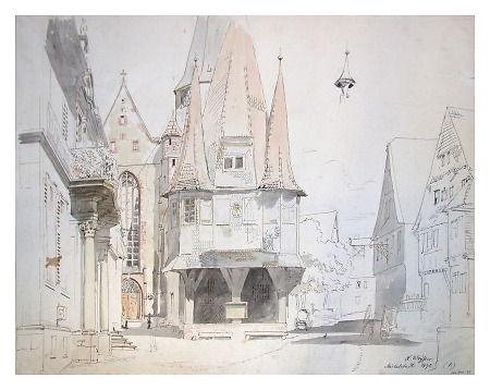 Ansicht von Rathaus, 1870