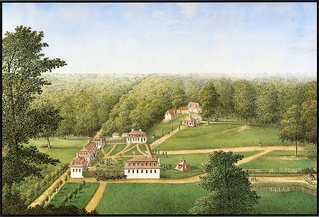 Ansicht von Jagdhof Wiesental, 1875