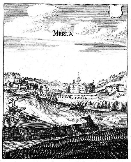 Ansicht von Merlau, 1646