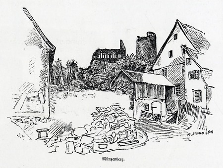 Ansicht von Münzenberg, 1896