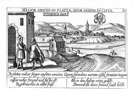 Ansicht von Neukirchen, 1629