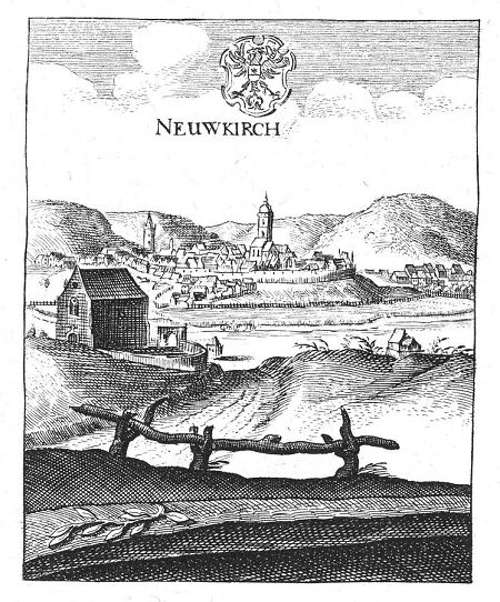Ansicht von Neukirchen, 1646