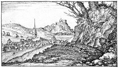 Ansicht von Niedenstein, 1591