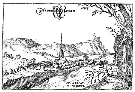 Ansicht von Niedenstein, 1605