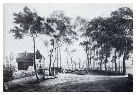Ansicht des Wasserhofes nahe Oberrad, 1772