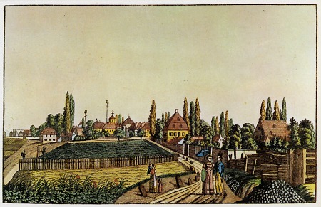 Ansicht von Oberrad, um 1800
