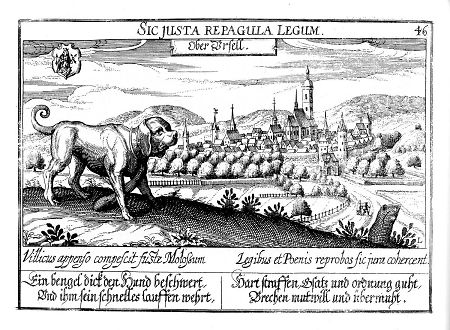 Ansicht von Oberursel, 1630