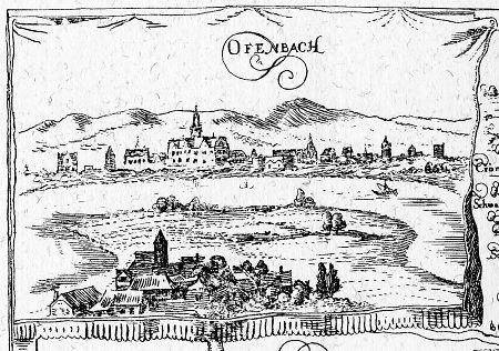 Ansicht von Offenbach, 1605