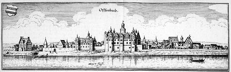 Ansicht von Offenbach, 1646