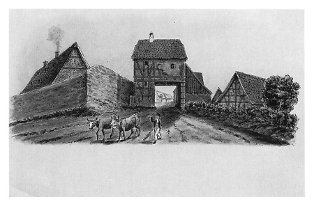 Ansicht des Obertors, 1834