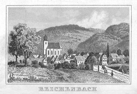 Ansicht von Reichenbach, 1849
