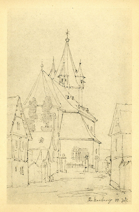 Ansicht der Kath. Kirche St. Gallus, 1826/27