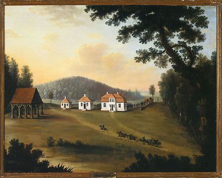 Ansicht des Backofenhauses bei Romrod, 18. Jahrhundert
