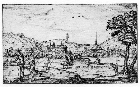Ansicht von Rotenburg, 1591