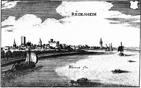 Rüdesheim von Südwesten, 1655