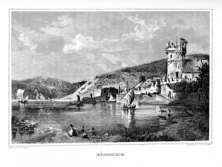Ansicht von Rüdesheim, 1862