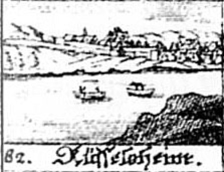 Miniaturansicht von Rüsselsheim auf einem Flugblatt König Gustav Adolfs von Schweden, 1631/32