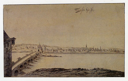 Ansicht von Sachsenhausen, um 1630