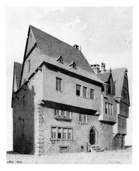 Ansicht des Hauses Am Affentor 8, 1866