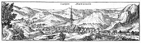 Ansicht von Schwalbach, 1605