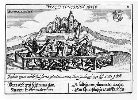 Ansicht von Schwarzenfels, 1631