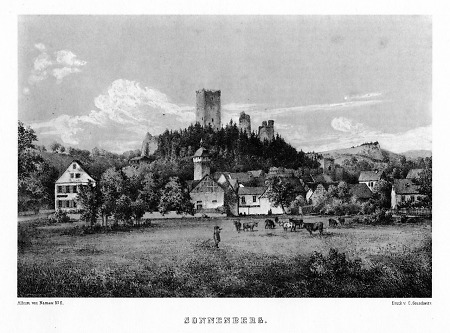 Ansicht von Sonnenberg, 1864