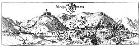 Ansicht von Spangenberg, 1605