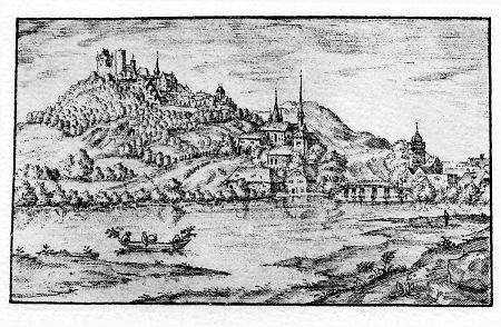 Ansicht von Staufenberg von Westen, 1591