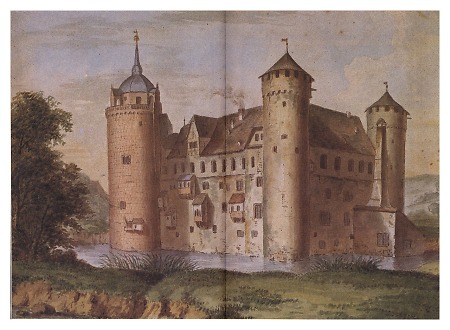 Ansicht des Schlosses Fürstenau, um 1800